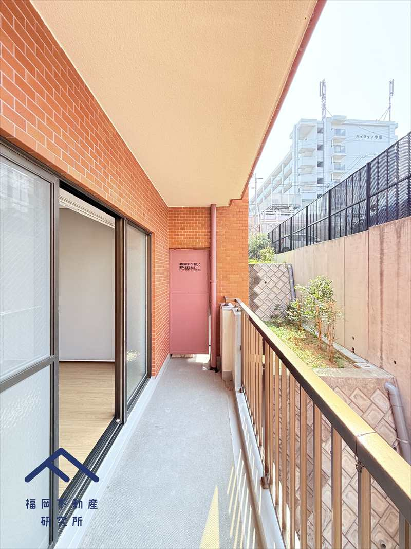 ロイヤルマンション小笹のバルコニー