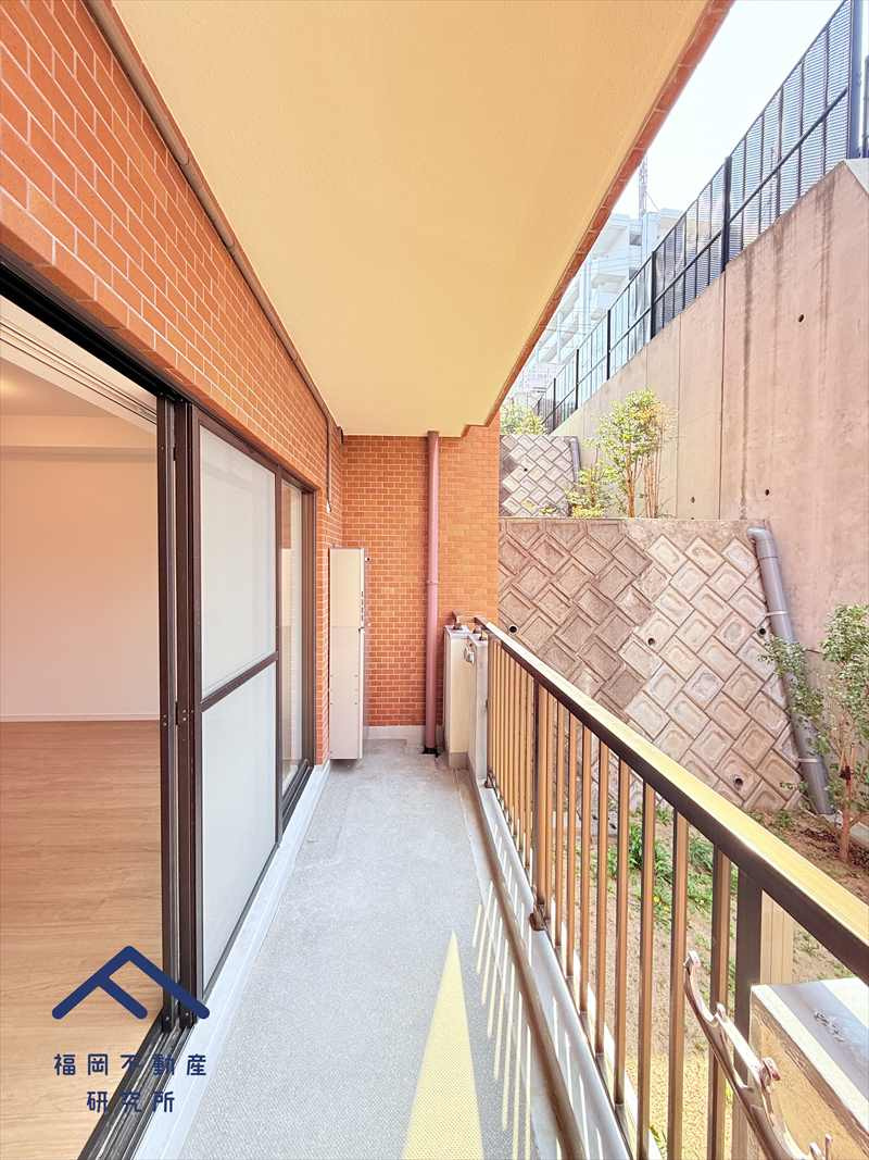 ロイヤルマンション小笹のバルコニー