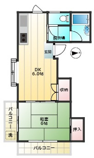 【間取り】 | サンハイム池田