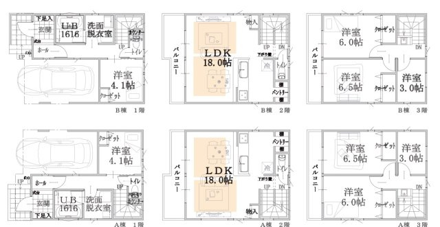 横浜市中区山元町３丁目の新築一戸建の間取り|仲介手数料無料！お気軽にお問合せくださいinfo@kenone.co.jp /08070587312