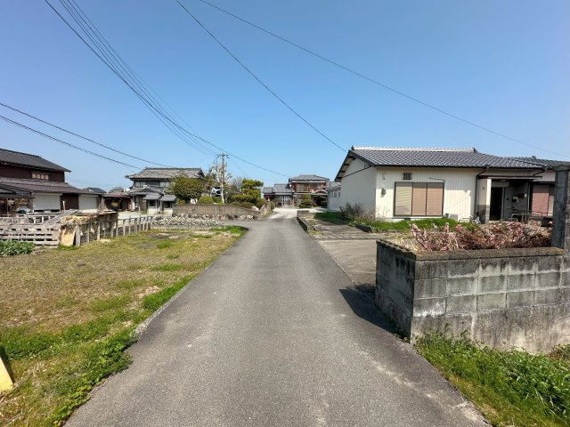 三瀦町清松の前面道路含む現地写真