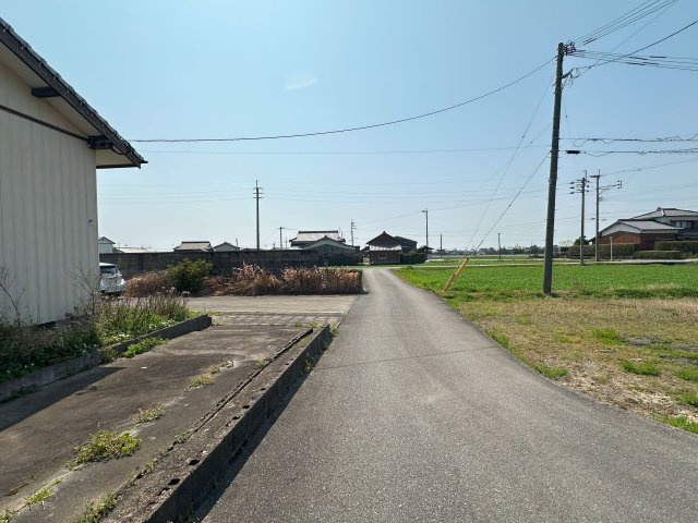三瀦町清松の前面道路含む現地写真