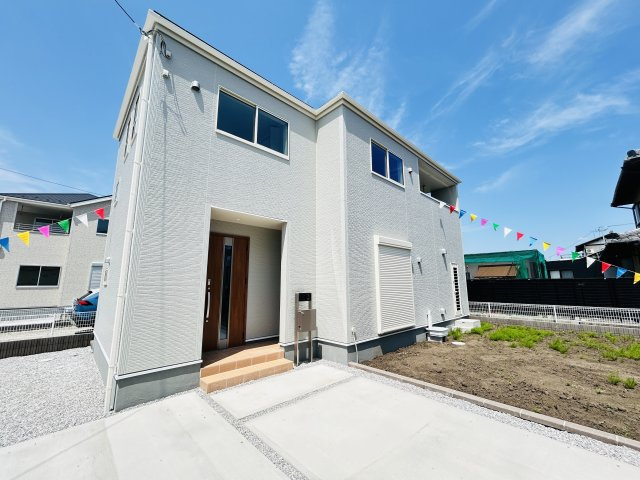 新築　伊勢崎市長沼町第4　Livele Garden.S　7号棟の外観|現地写真　2025年5月完成しました！ご内覧等、お気軽にお問合せください♪　							

						

