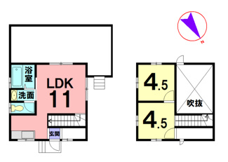 【間取り】 | 多可郡多可町八千代区下三原