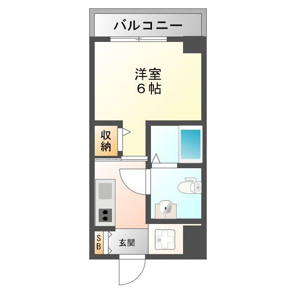 グランパシフィック十三元今里の間取り