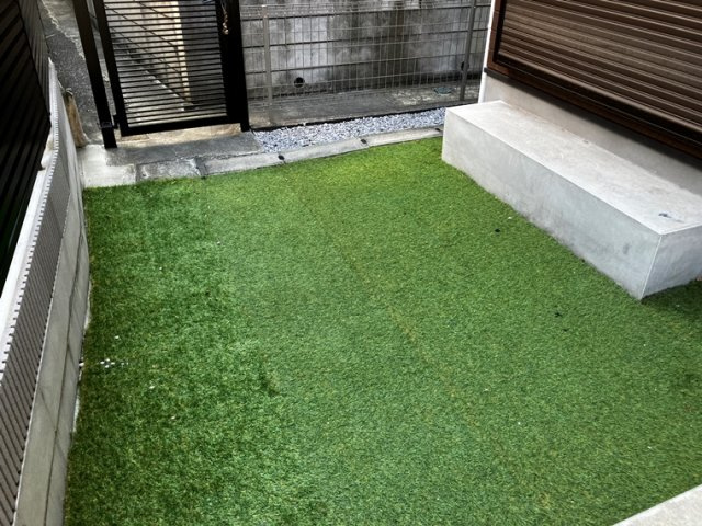 二俣川戸建の庭