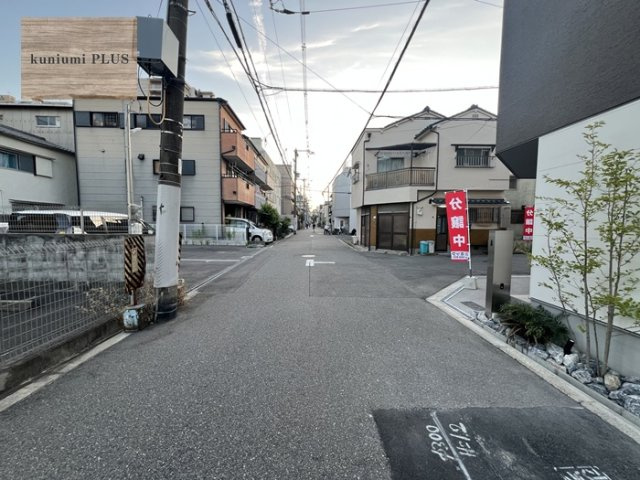 大阪市城東区鴫野西5丁目の前面道路含む現地写真