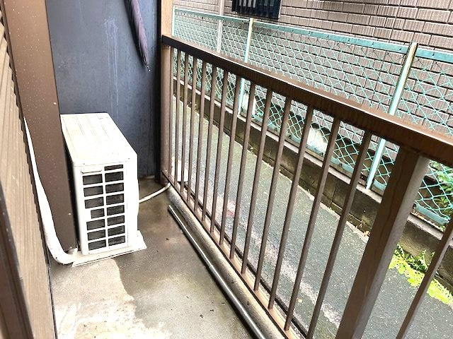 赤羽ハイツのバルコニー