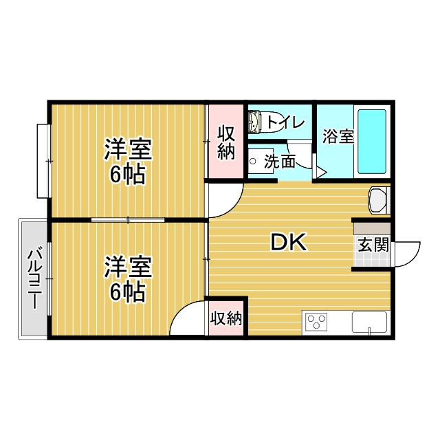 エグゼサカエの間取り