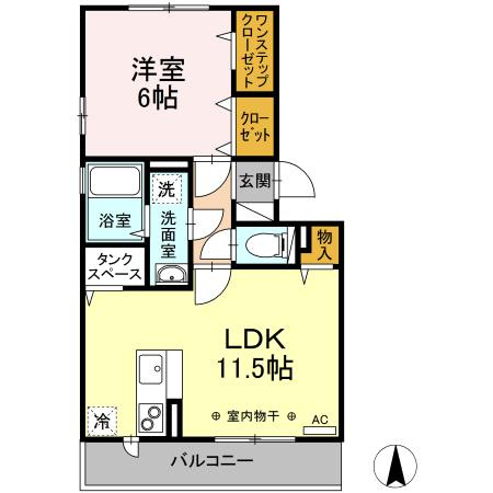 メゾンリヴェール Ａの間取り