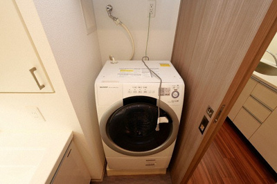【設備】 | パークアクシス大阪新町 | 洗濯機置き場です