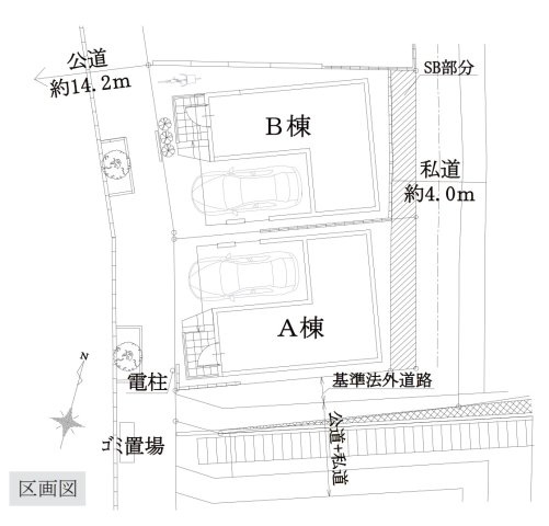 アイマーレ山元町/横浜市中区山元町 新築戸建の区画図