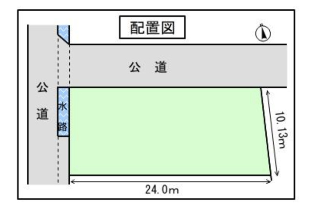 【土地図】 | 熊谷市柿沼　売地　全1区画　