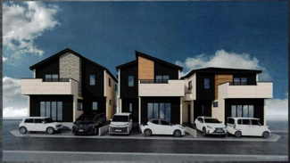 【外観パース】 | 海老名市杉久保南3丁目  3号棟 1期 | 建物完成時に異なる場合がありその際は現況優先となります