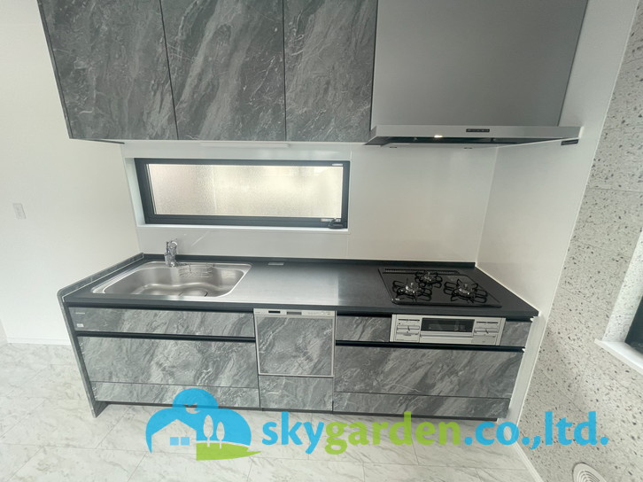 藤沢市鵠沼橘　新築戸建　全2棟A号棟のキッチン