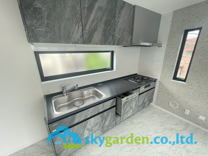 藤沢市鵠沼橘　新築戸建　全2棟A号棟のキッチン