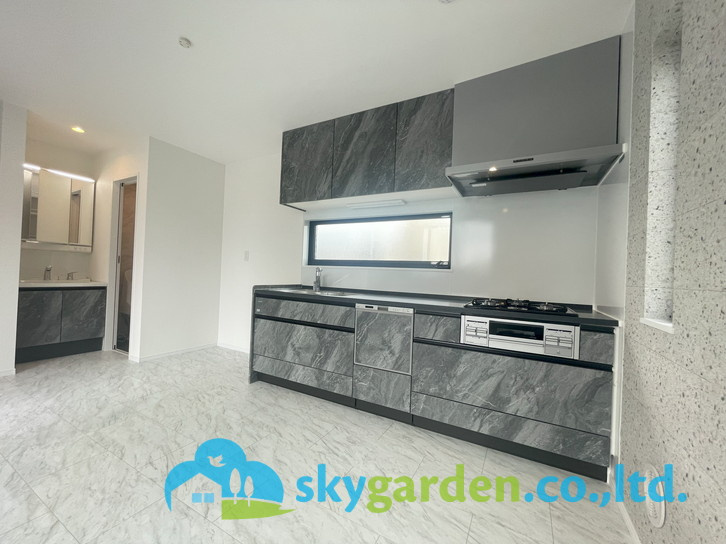 藤沢市鵠沼橘　新築戸建　全2棟A号棟のキッチン