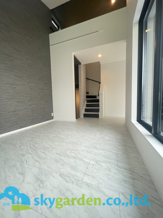 藤沢市鵠沼橘　新築戸建　全2棟A号棟の居間・リビング