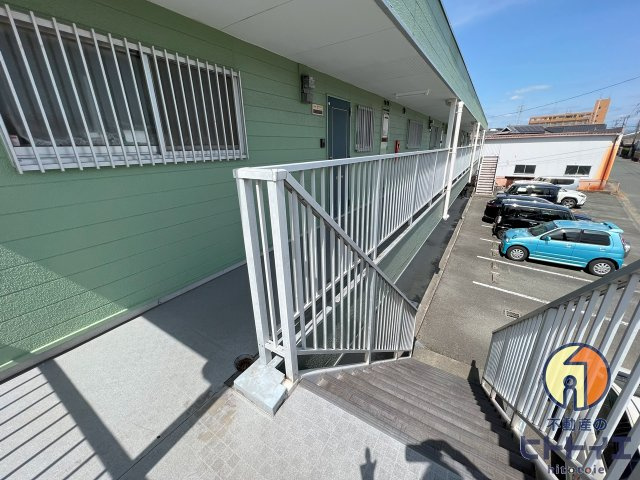 グリーンハイツサカエのその他共用部分|階段です