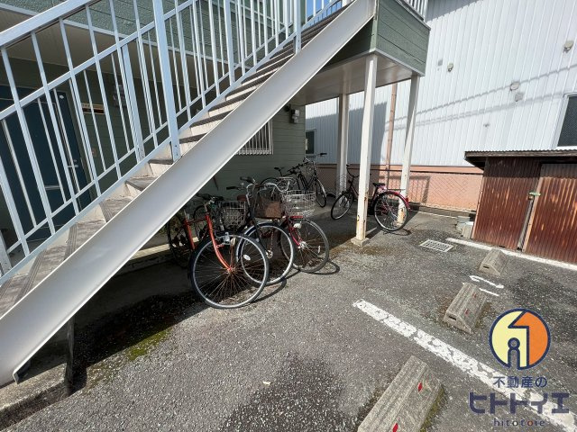 グリーンハイツサカエのその他共用部分|駐輪場です