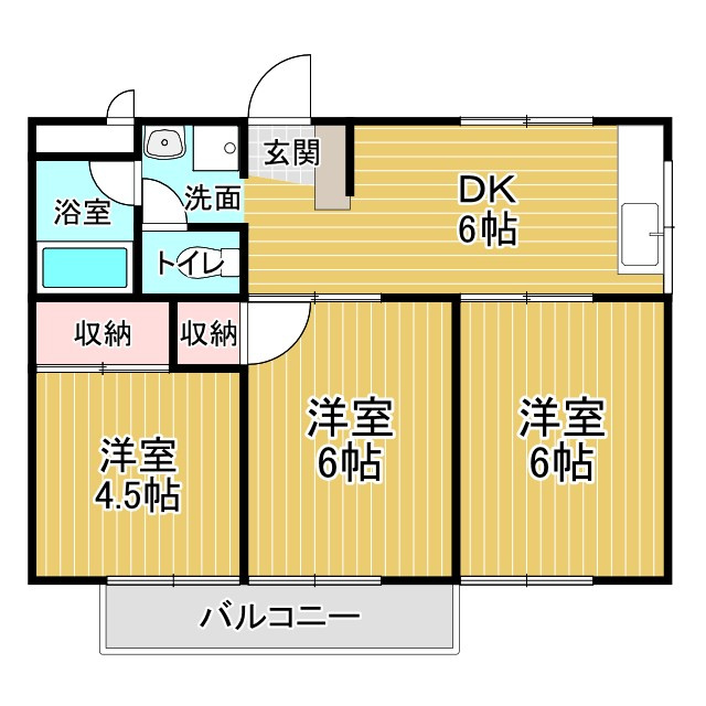 グリーンハイツサカエの間取り