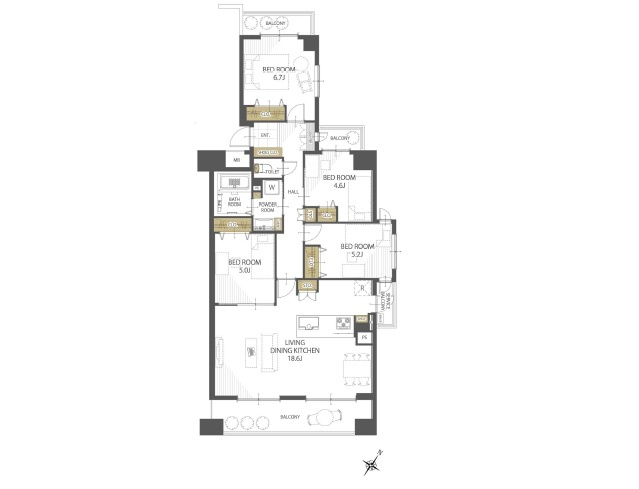 【間取り】の画像