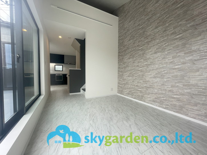 藤沢市鵠沼橘　新築戸建　全2棟B号棟の居間・リビング