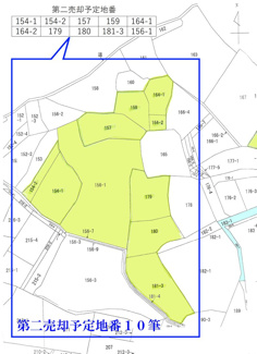 【土地図】 | 宇部市東岐波土地(計10筆／1419坪）