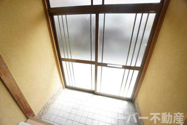 津森町平家の玄関