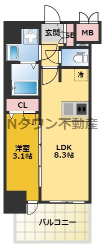 【間取り】 | プレサンスSAKAEフロント | 間取りです。