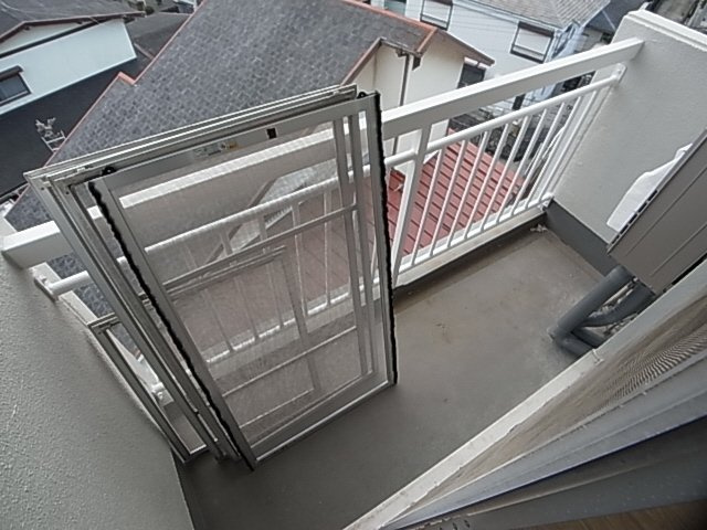 神戸市北区鈴蘭台南町２丁目の賃貸マンションのバルコニー|バルコニー
