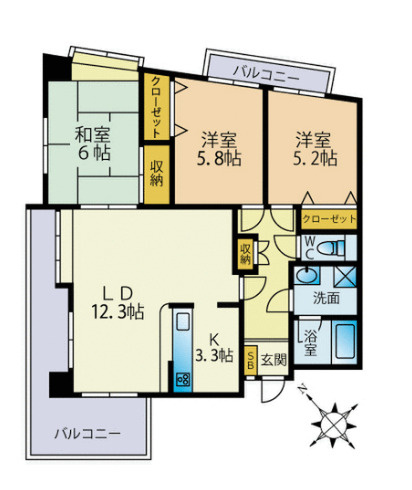 【間取り】 | 仲介手数料０円！HPには初期費用掲載！「プライスホーム」で検索！日之出ビル野間