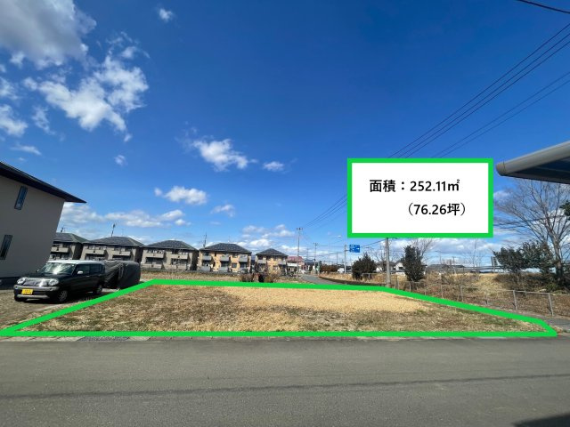 富岡市下高瀬売地の外観