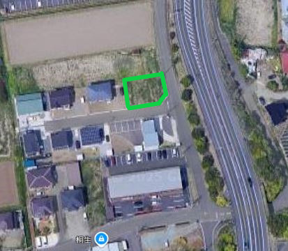 富岡市下高瀬売地の土地図
