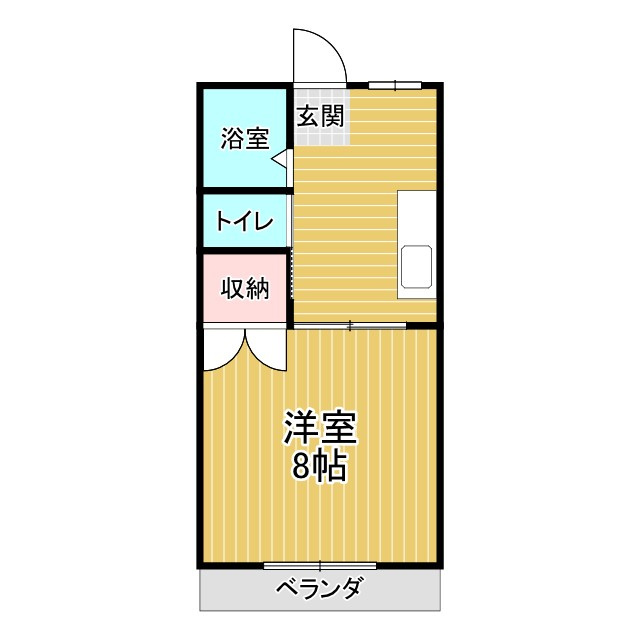 千本松ハイツの間取り