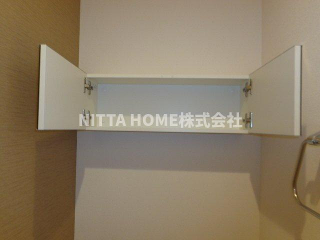 プランドール・KⅡ（prendre・KⅡ）の収納|便利なトイレの上部収納になります◎