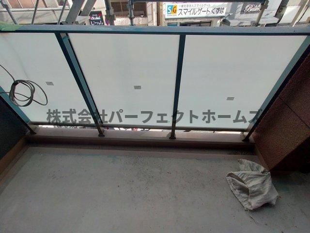 アライブ町楠葉のバルコニー