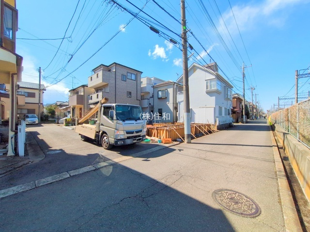 【新築分譲住宅】川越市稲荷町の前面道路含む現地写真
