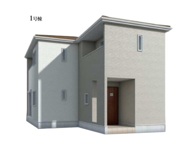 【外観パース】 | 四日市市河原田町《1号棟》