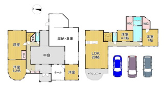 【間取り】 | 川西市けやき坂1丁目21の19　中古一戸建て