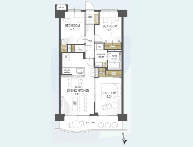 【間取り】の画像