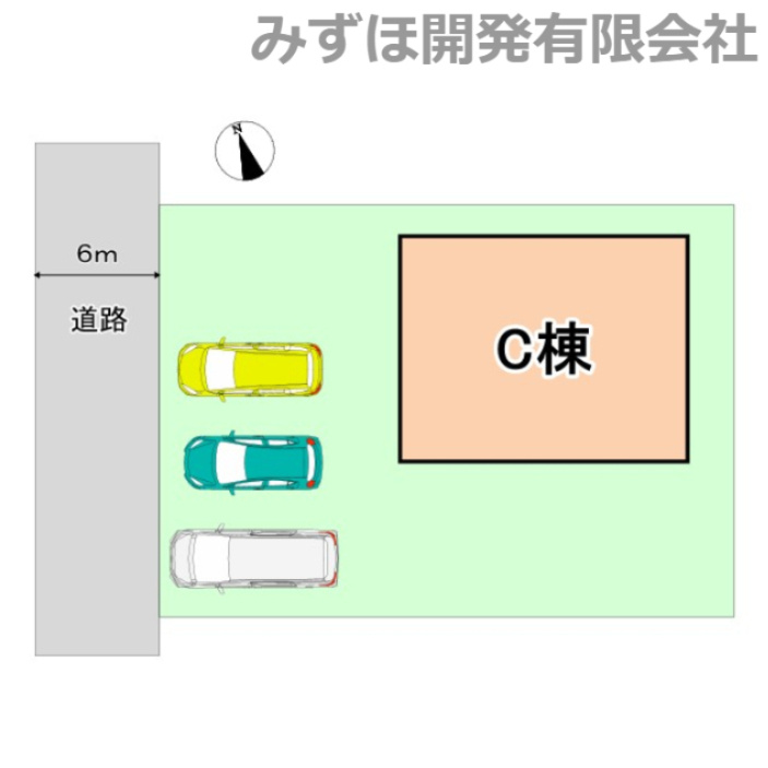 東根市神町西一丁目　神町プライムタウン【C棟】の区画図