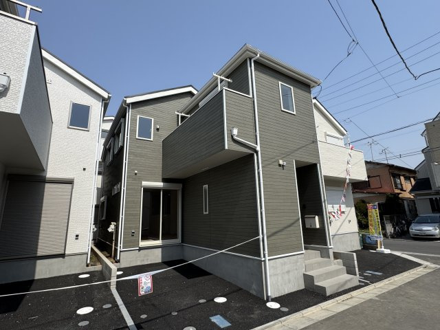 葛飾区西水元５丁目新築戸建【幸田小学校：7分】の外観|11号棟外観・完成済み内覧可能です！