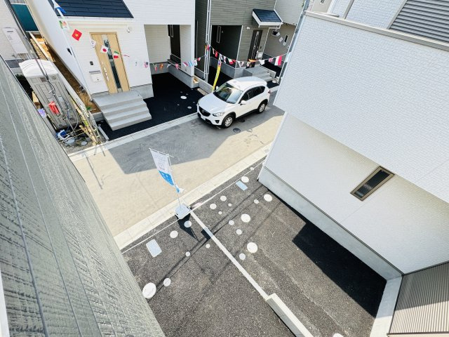 葛飾区西水元５丁目新築戸建【幸田小学校：7分】の展望|バルコニーより道路側眺望
