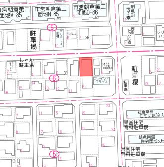 前橋市朝倉町三丁目売地A区画の地図|住宅地図で、位置をイメージお願いします。