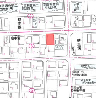 【地図】 | 前橋市朝倉町三丁目売地A区画 | 住宅地図で、位置をイメージお願いします。