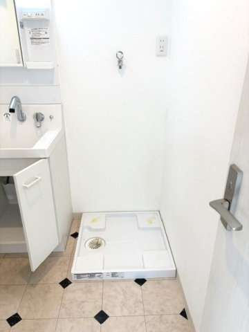 ハウスアイ立花Ⅱの洗面所|洗濯機置き場