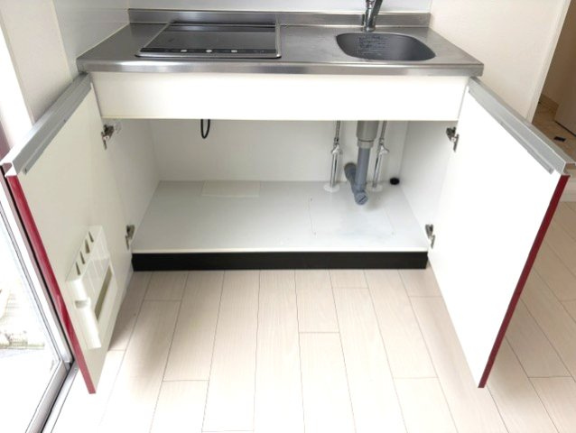 ハウスアイ立花Ⅱのキッチン|キッチン棚