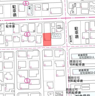 前橋市朝倉町三丁目売地B区画の区画図