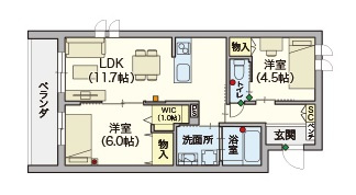 （シニア限定）Loisir壽光の間取り